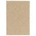 Boho&me Buitenkleed ruiten - Twill Zenith beige|wit - 200x290 cm