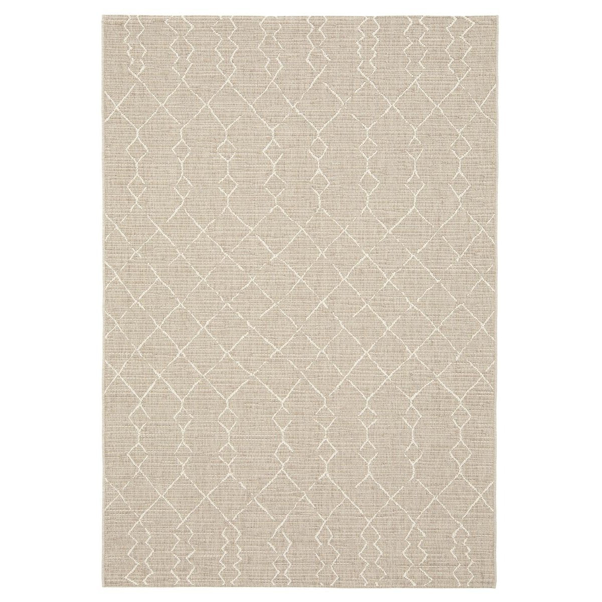 Boho&me Buitenkleed berber - Bask Taza zandkleur - 160x230 cm