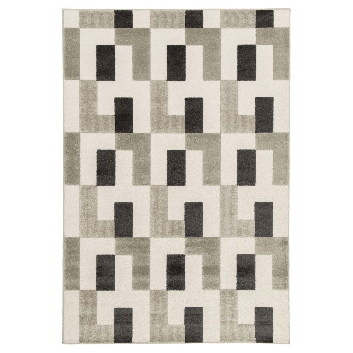 Amiah Modern vloerkleed - Forme Murale antraciet - 160x230 cm