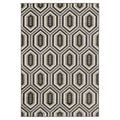 Amiah Modern vloerkleed - Forme Cristal antraciet - 160x230 cm