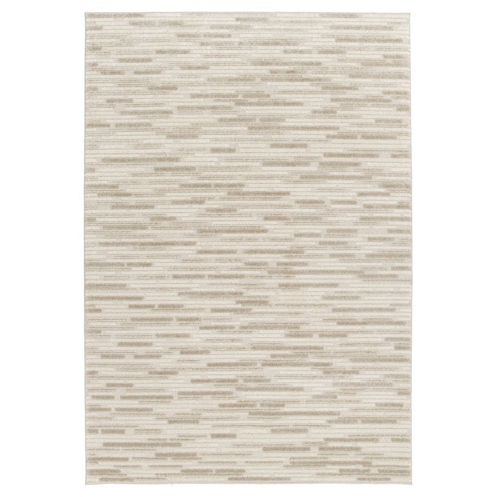 Amiah Abstract vloerkleed - Forme Brique beige - 200x290 cm