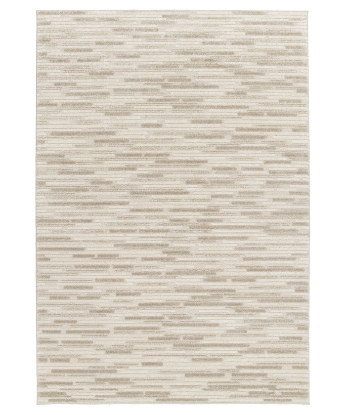 Amiah Abstract vloerkleed - Forme Brique beige - 200x290 cm