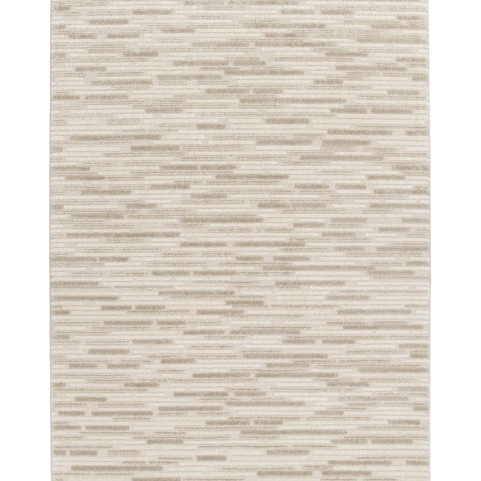 Amiah Abstract vloerkleed - Forme Brique beige - 200x290 cm
