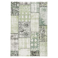 Boho&me Patchwork buitenkleed - Verdant Foliage groen - 160x230 cm