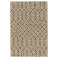 Boho&me Buitenkleed berber - Bask Taza beige|zwart - 200x290 cm