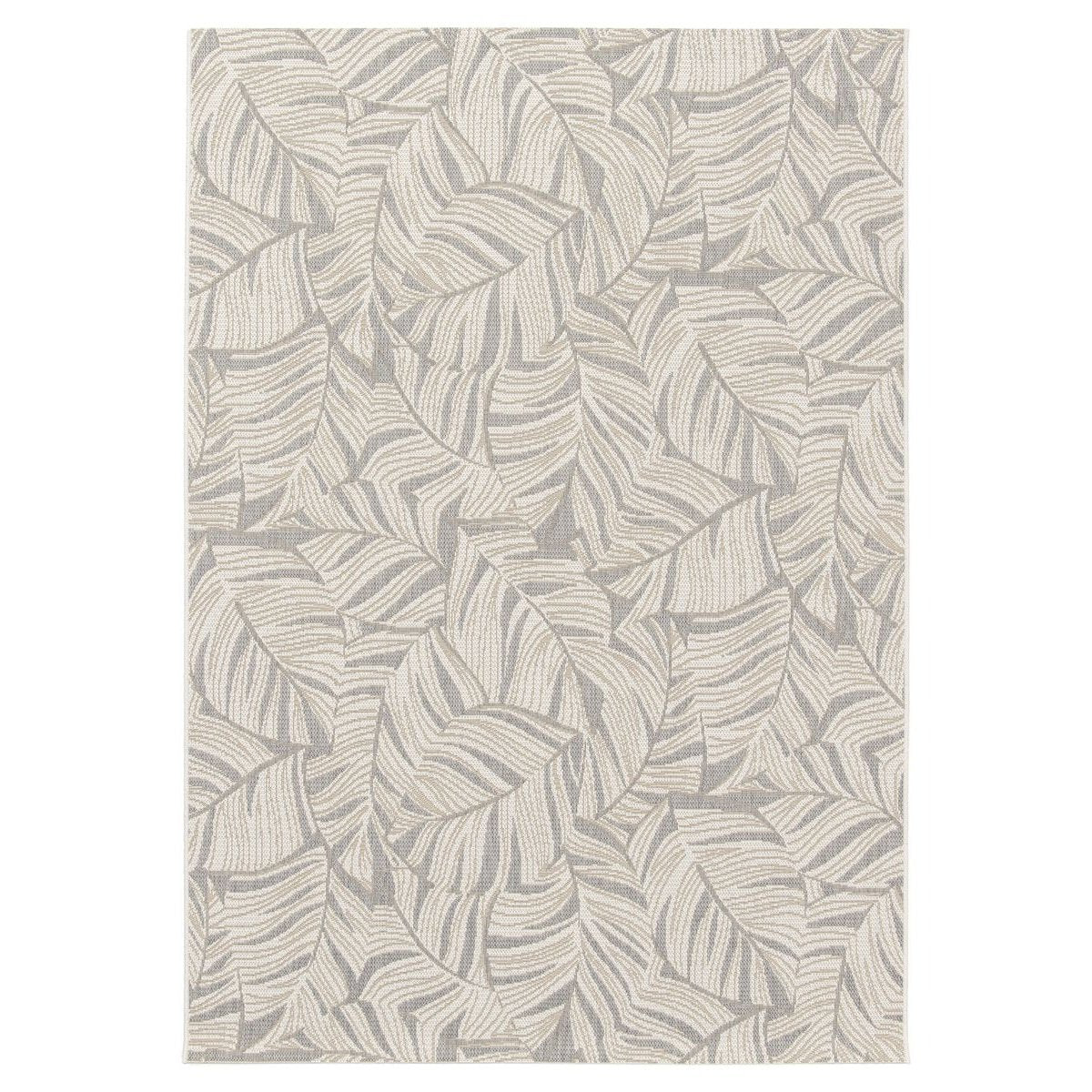 Boho&me Buitenkleed palmbladeren - Verdance Canopy wit|grijs - 200x290