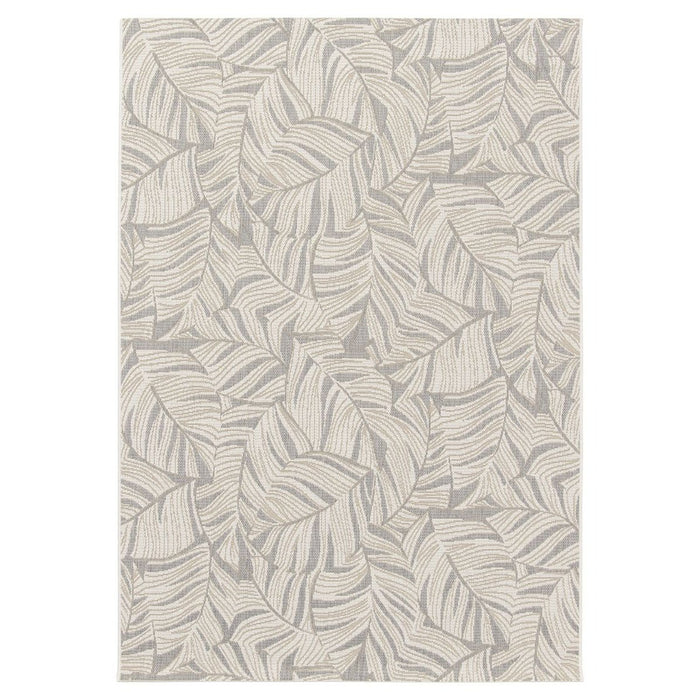 Boho&me Buitenkleed palmbladeren - Verdance Canopy wit|grijs - 200x290