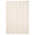 Amiah Retro vloerkleed - Forme Pavé abrikoos - 200x290 cm