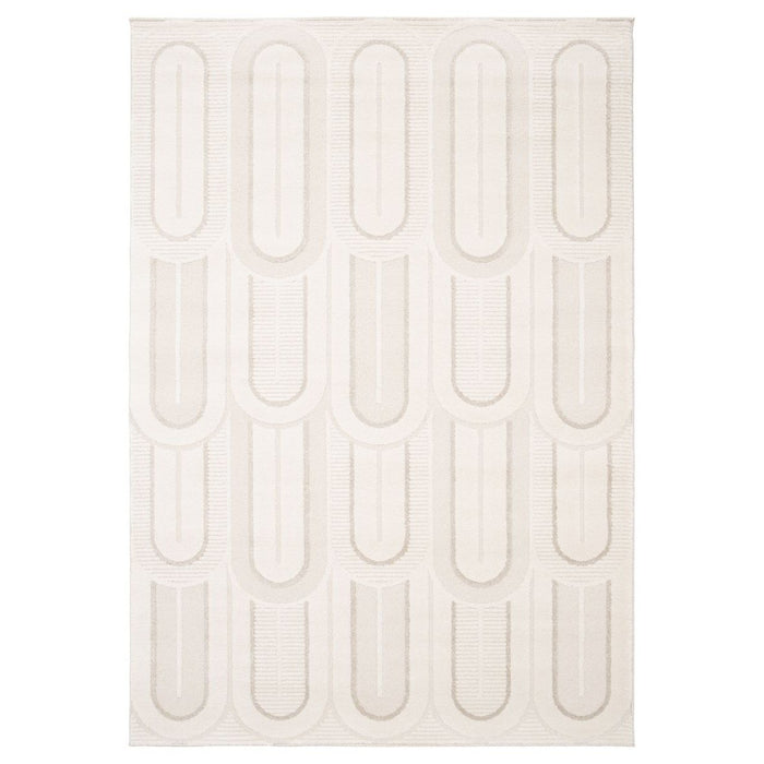 Amiah Retro vloerkleed - Forme Pavé ivoor - 200x290 cm