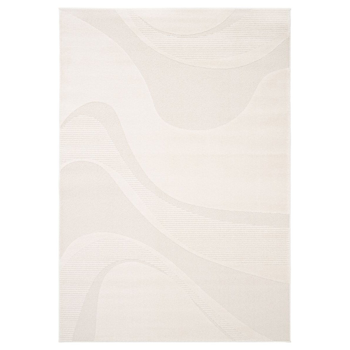 Amiah Retro vloerkleed - Forme Flux ivoor - 160x230 cm