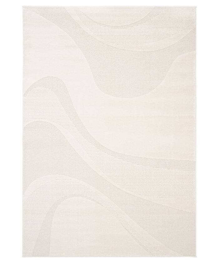 Amiah Retro vloerkleed - Forme Flux ivoor - 160x230 cm