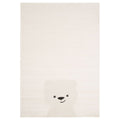 Amiah Vloerkleed babykamer - Softpaw Bearly ivoor - 120x170 cm
