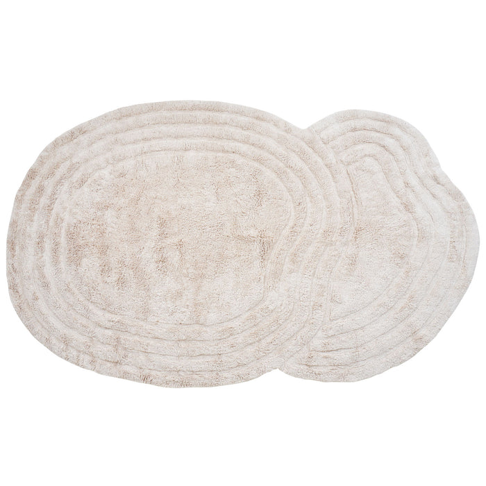 Veer Carpets - Wasbaar Vloerkleed Zayn - Beige 140 x 200 cm