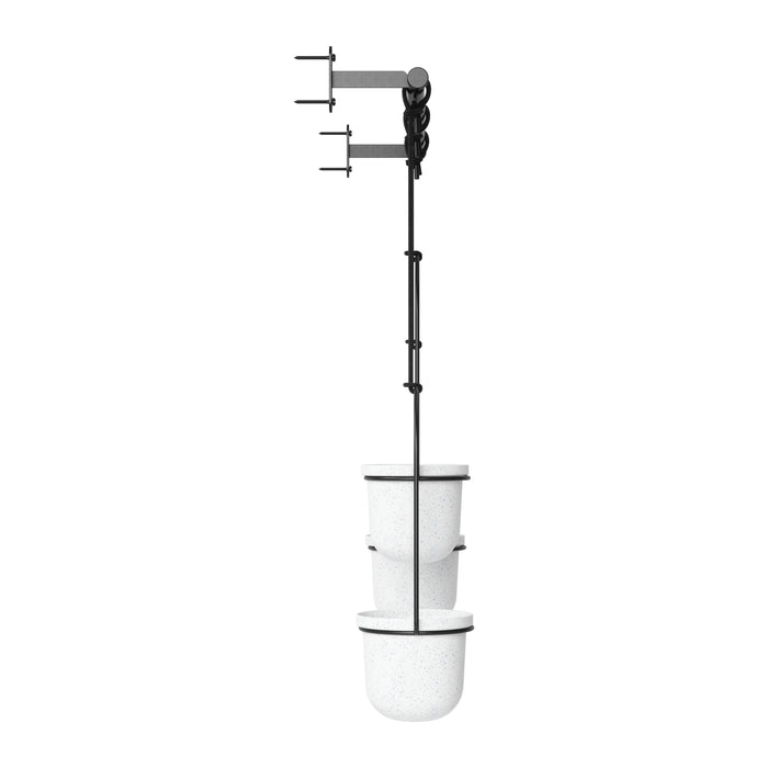 Umbra Triflora Hangende Bloempotten - Set van 3 - Wit