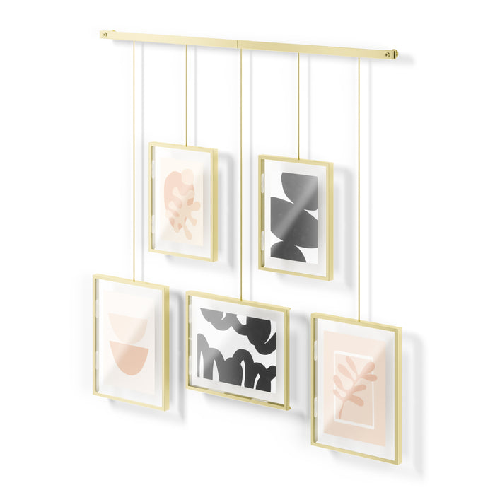 Umbra Exhibit Set van 5 Fotolijsten - Goud