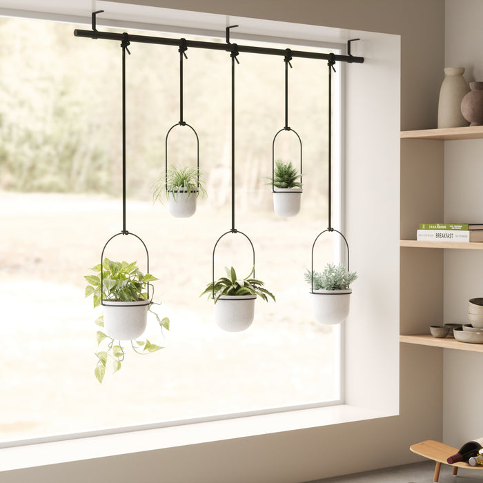 Umbra Triflora Hangende Bloempotten - Set van 5 - Wit