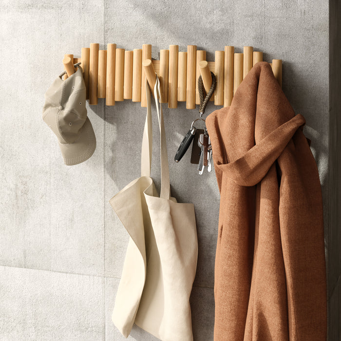 Umbra Picket Rail Hook Wandkapstok B 61 cm - Naturel