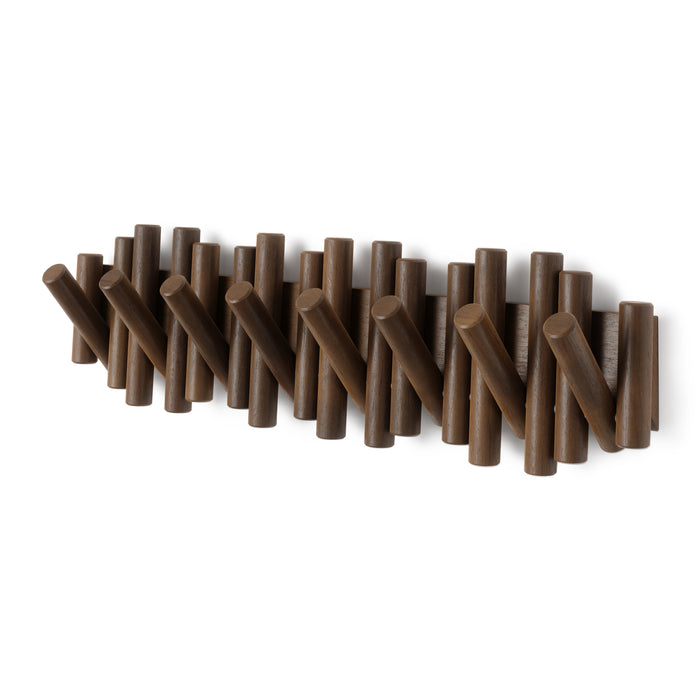 Umbra Picket Rail Hook Wandkapstok B 61 cm - Walnoot