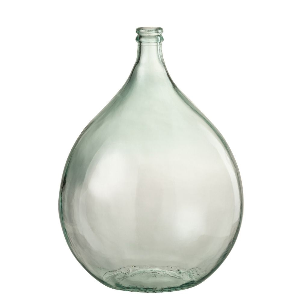 J-Line vaas Lissabon - glas -  transparant - Ø 39 cm