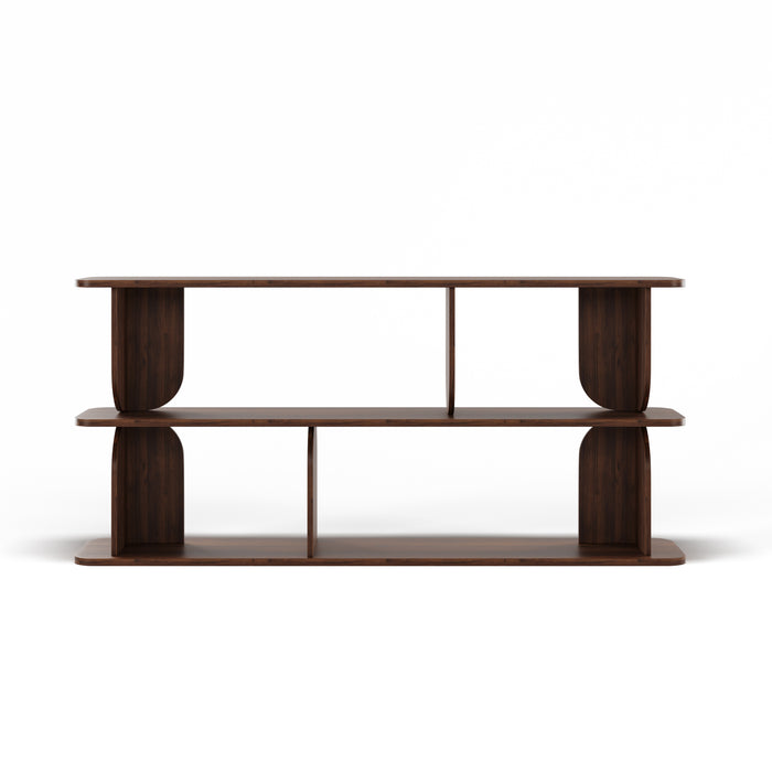 by fonQ Curbe Dressoir - Walnoot
