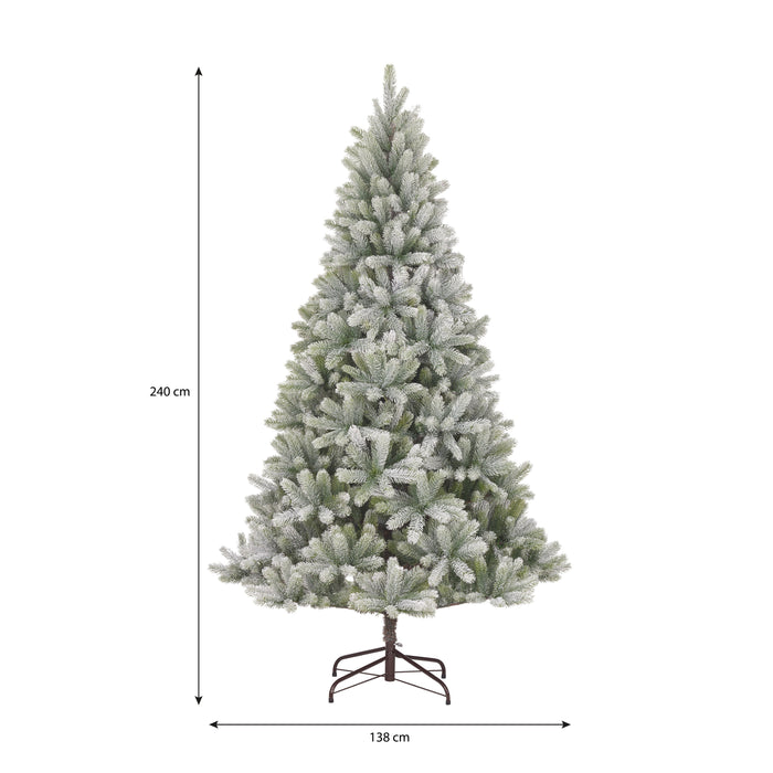 Black Box Trees Nagoya Kunstkerstboom - H240 x Ø138 cm - Groen Frosted