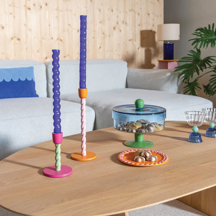 &k amsterdam Duo Stolp - Laag - Blauw