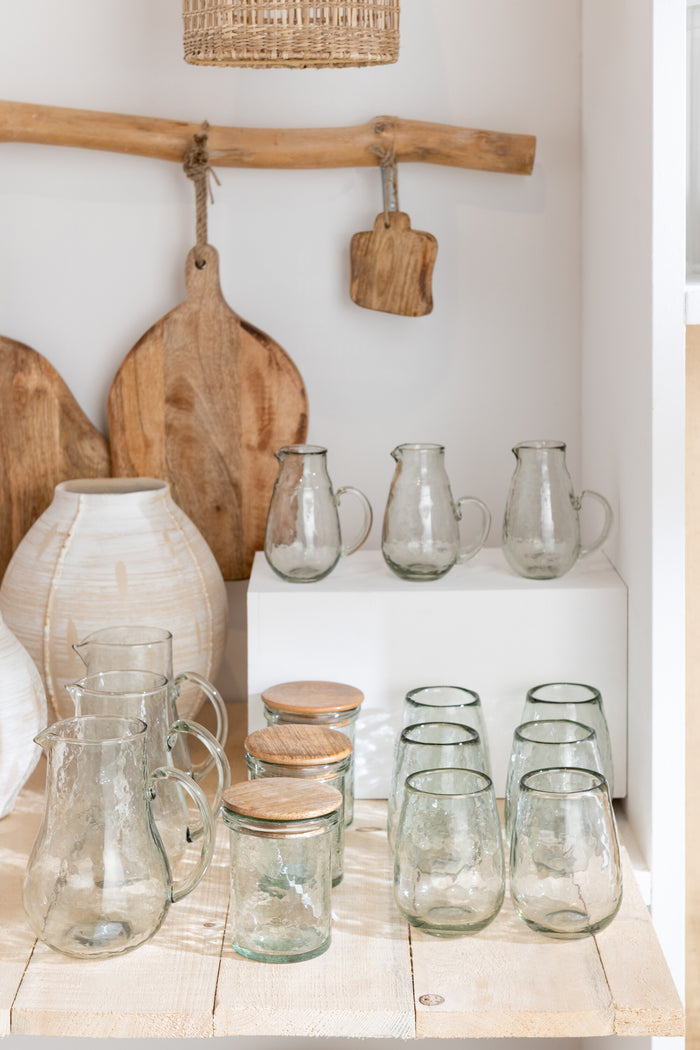 J-Line glas - glas  - 6 stuks