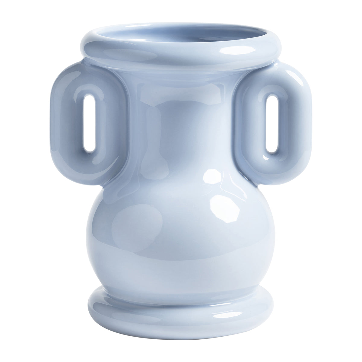 &k amsterdam Amfora Vaas - Blauw