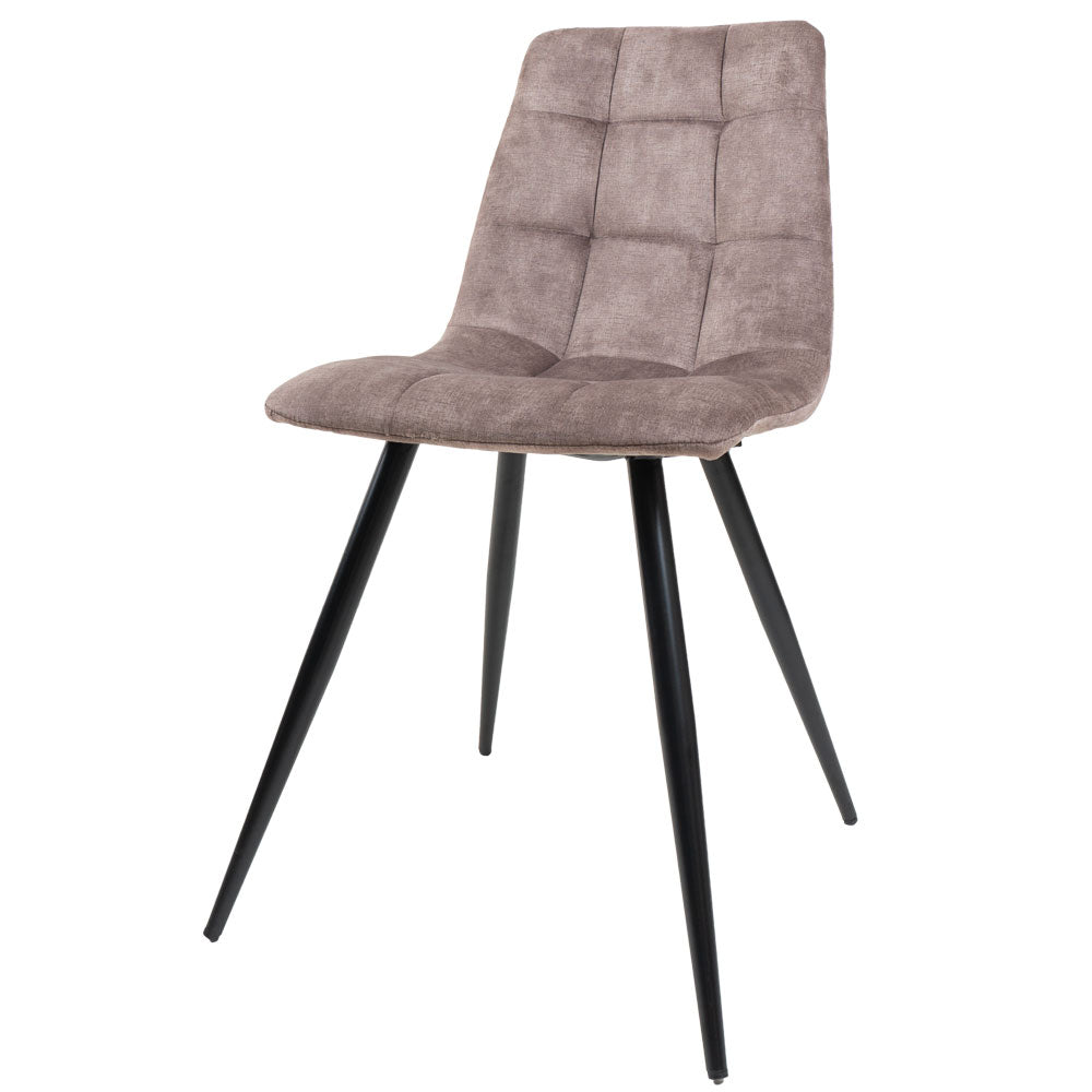 Home67 - Eetkamerstoel Galgary Taupe 08 - Vintage Velvet