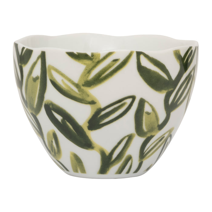 Urban Nature Culture Good Morning Cappuccino / Theekop - Leaves Evergreen Sprig - 4 st.