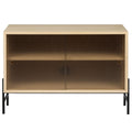 Hifive 75 dressoir H52 glas licht eiken