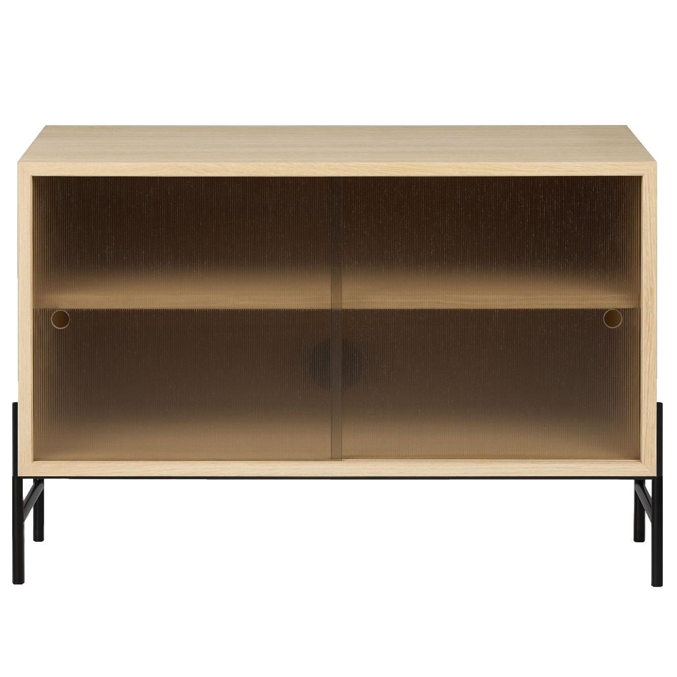 Hifive 75 dressoir H52 glas licht eiken