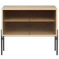 Hifive 75 dressoir H65 glas licht eiken