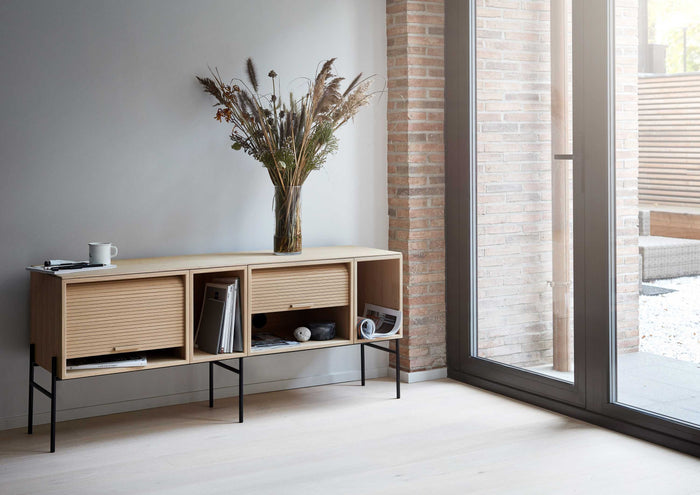 Hifive 150 dressoir H65 zwart eiken
