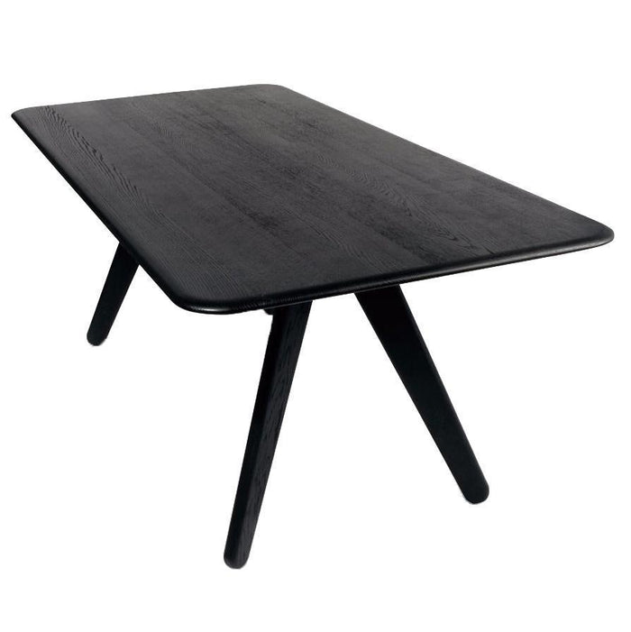 Slab eettafel 200x96 zwart