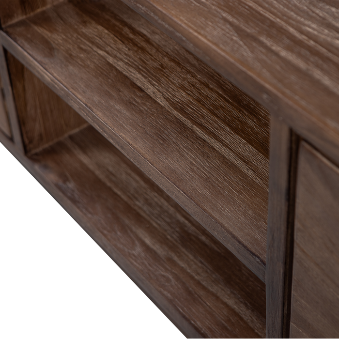 WOOOD Sun Organic Sidetable| Bureau - Recycled Teak - Bruin