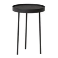 Stilk bijzettafel Ø34 zwart