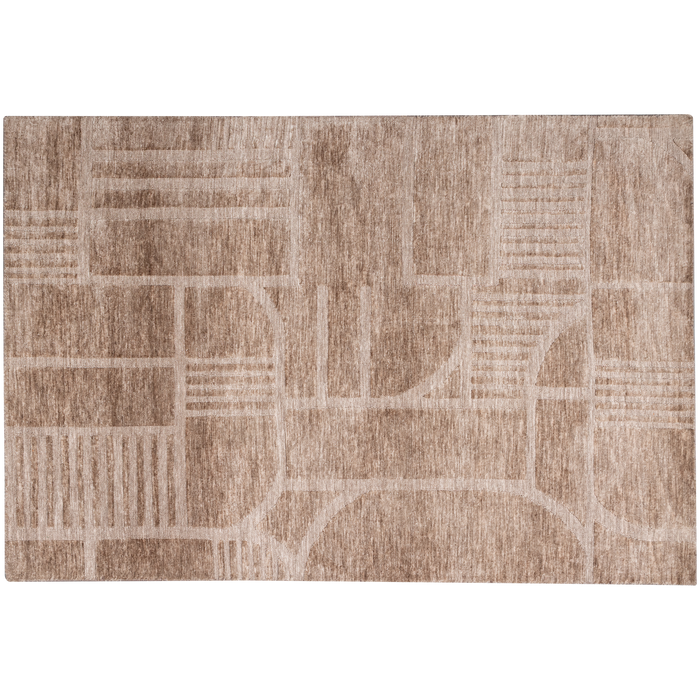 WOOOD Lovi Vloerkleed - Wol - Taupe 170x240 cm