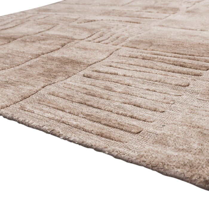 WOOOD Lovi Vloerkleed - Wol - Taupe 170x240 cm