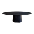 Eetkamertafel Oslo ovaal Zwart 200cm