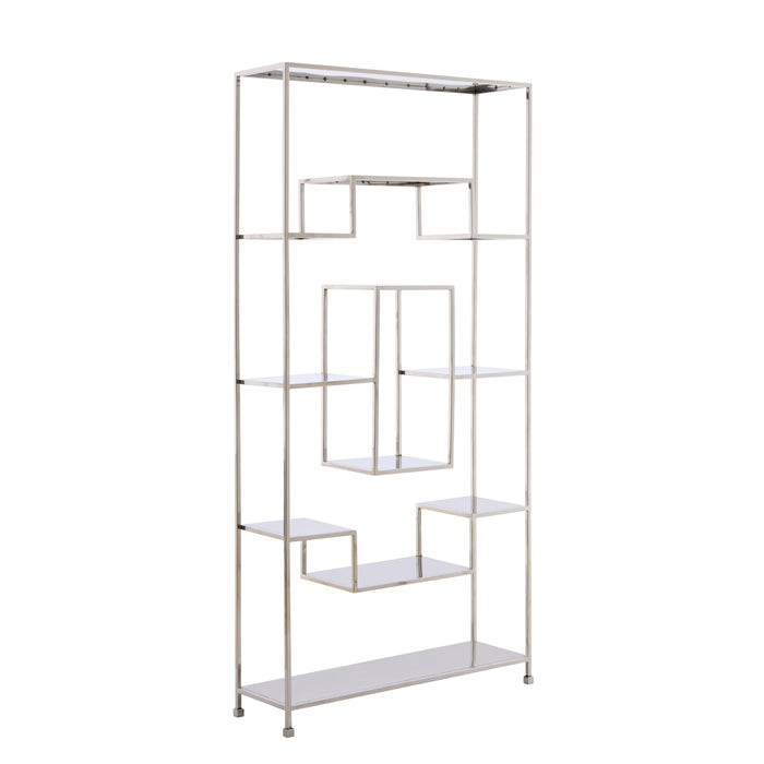 Light & Living Light&living Kast open 100x30x205 cm REZINA nikkel