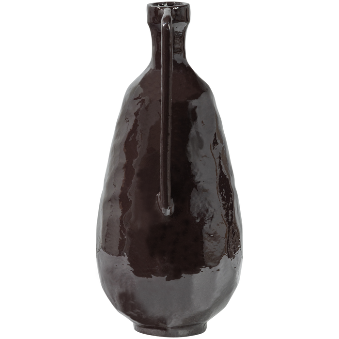 WOOOD Indre Vaas - Aluminium - Bruin - 36x18x16