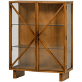 WOOOD Kella Kast 2-Deurs - Mango Hout - Naturel - 132x100x44