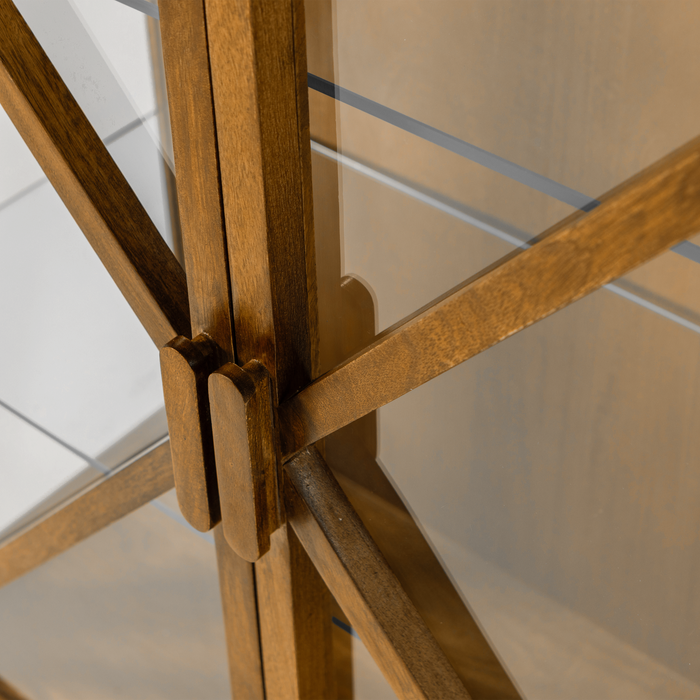 WOOOD Kella Kast 2-Deurs - Mango Hout - Naturel - 132x100x44