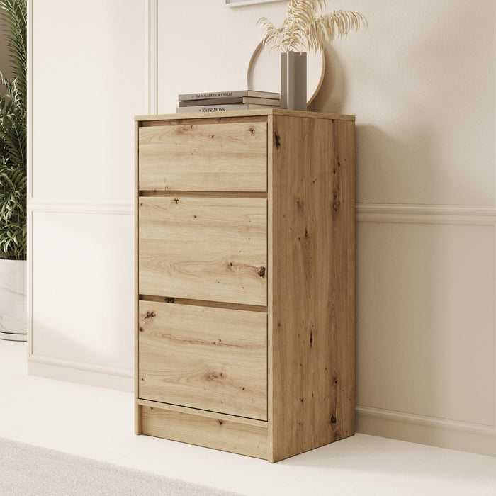 Meubella - Ladekast Brett - Eiken - 50 cm