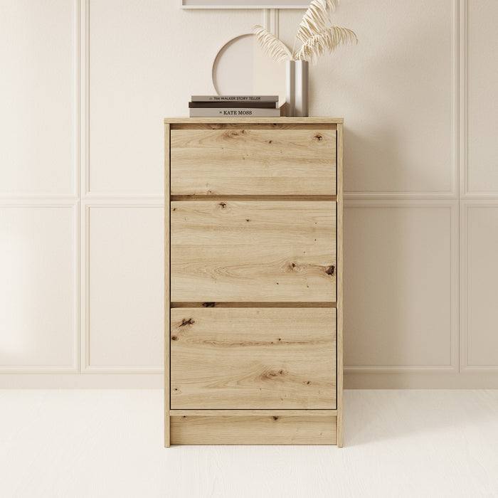 Meubella - Ladekast Brett - Eiken - 50 cm