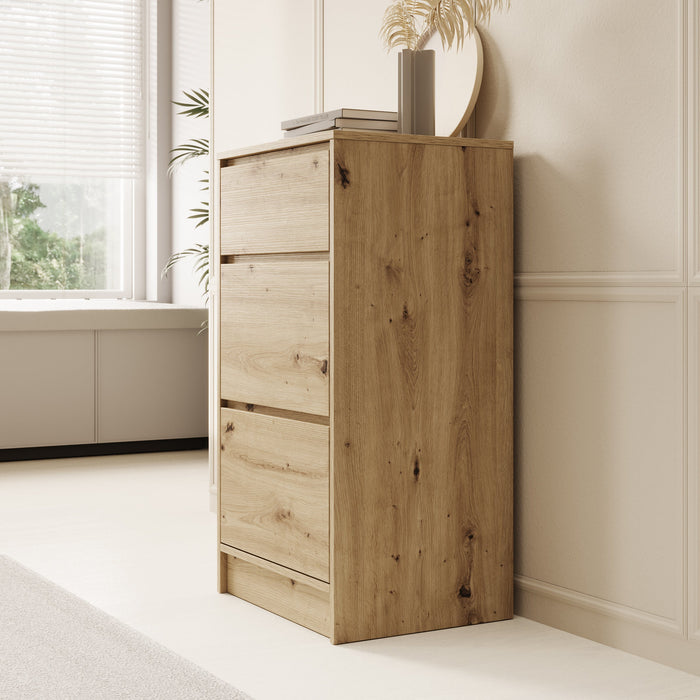 Meubella - Ladekast Brett - Eiken - 50 cm