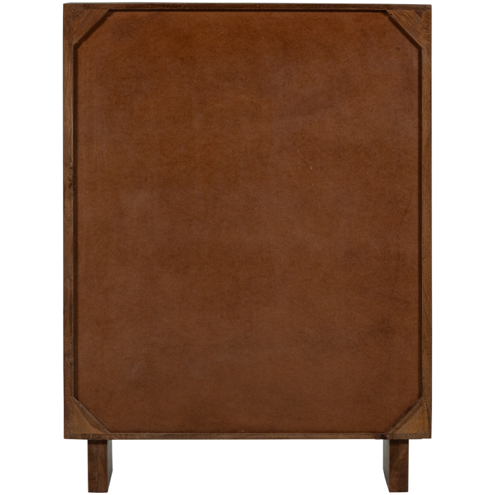 WOOOD Kella Kast 2-Deurs - Mango Hout - Bruin - 132x100x44