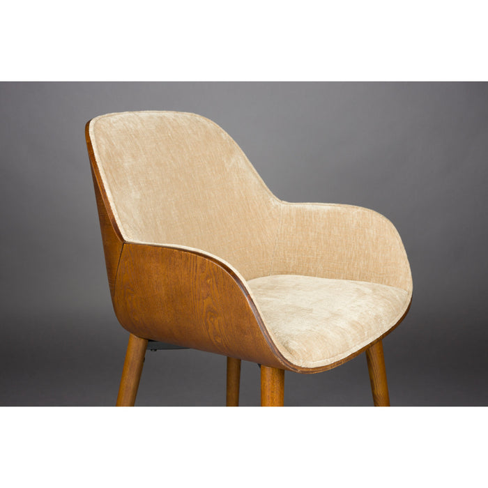 Dutchbone Taylor Eetkamerstoel Beige