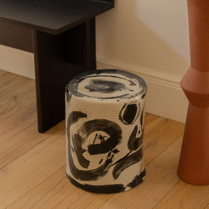 SERAX - Marie Michielssen Pawn Sophia Bijzettafel - Zwart/Wit
